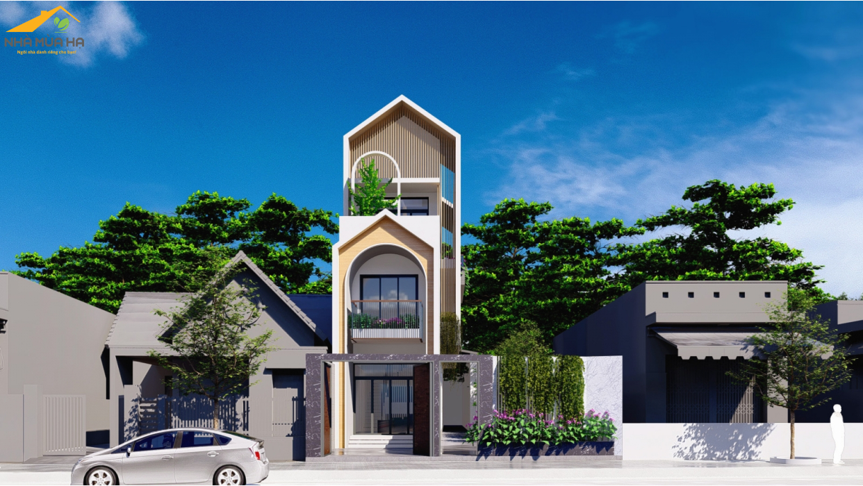 Nhà cao tầng mái Thái Biên Hòa