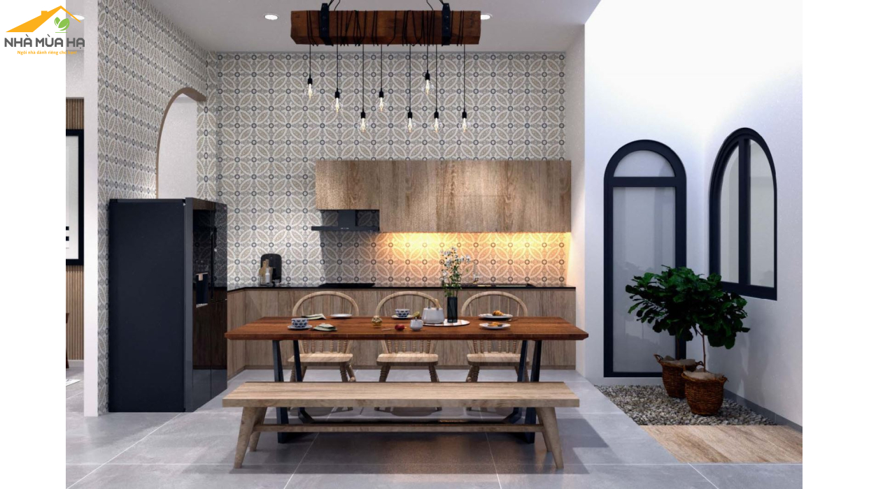 Thiết kế thi công nội thất nhà phố chị Quỳnh 120m2 Biên Hoà