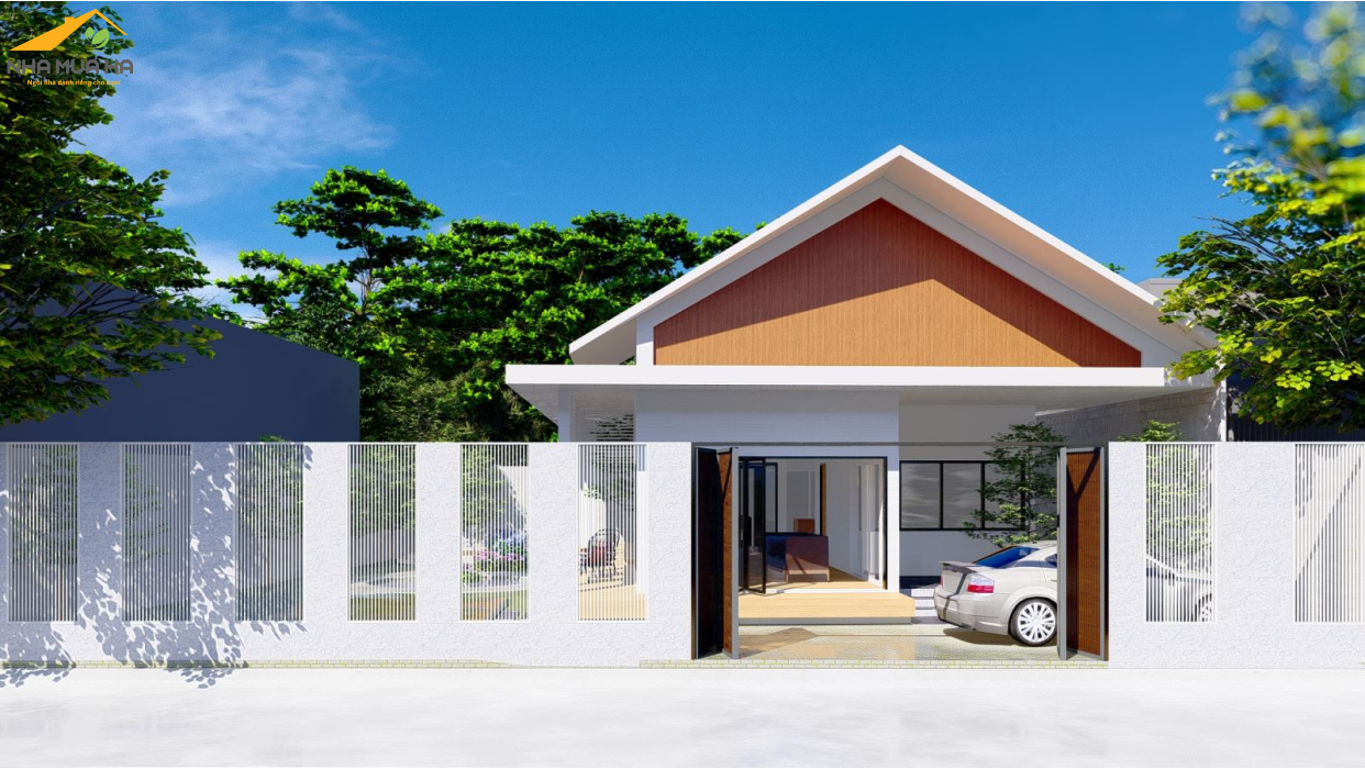Green House - Nhà trệt hiện đại không gian mở
