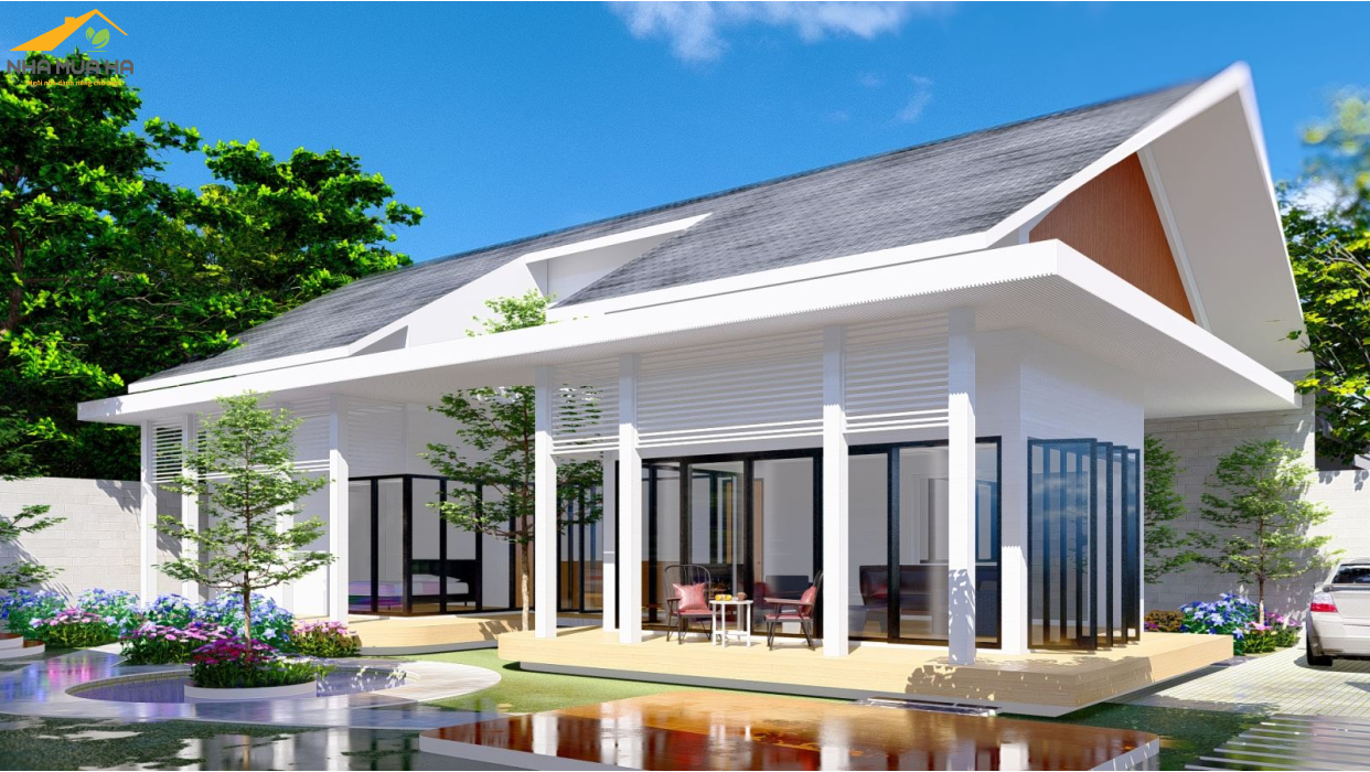 Green House - Nhà trệt hiện đại không gian mở
