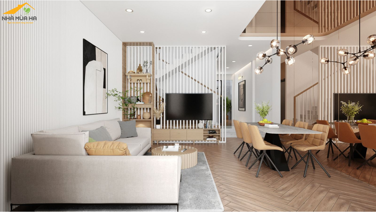 Nội thất nhà phố anh Quốc Cường phong cách hiện đại