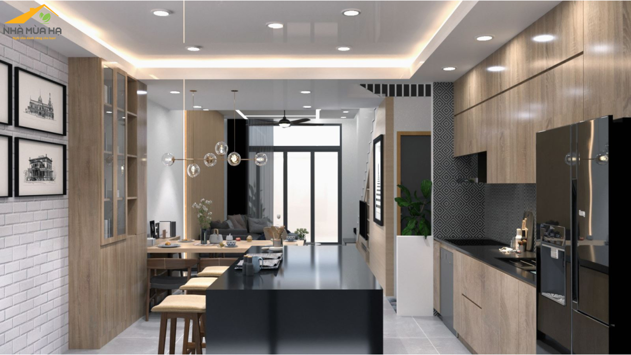 Thiết kế thi công nội thất nhà phố anh Lâm Biên Hoà Đồng Nai