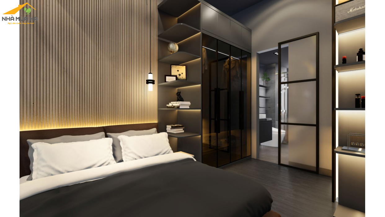 Thiết kế thi công nội thất căn hộ chung cư studio Topaz Twin