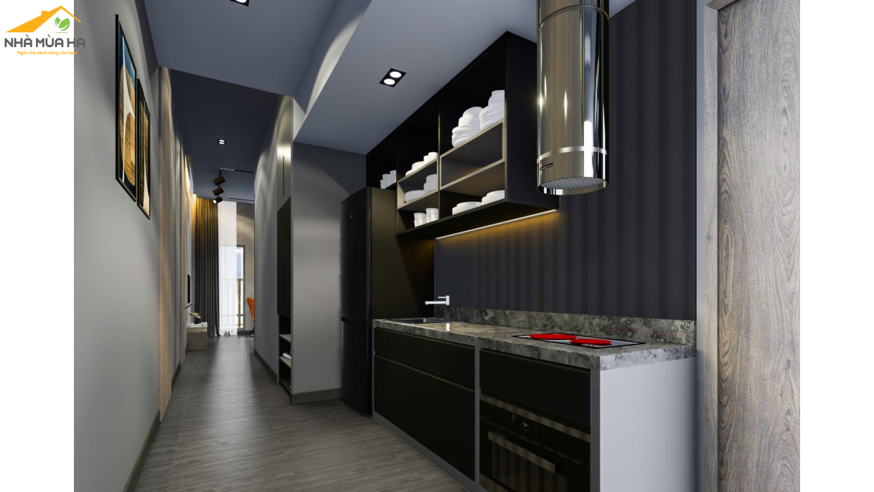 Thiết kế thi công nội thất căn hộ chung cư studio Topaz Twin
