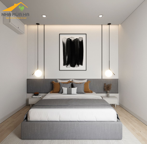 Nhà phố anh Quốc Cường phong cách hiện đại tối giản (Phòng 2)