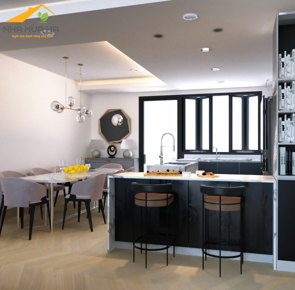 Thiết kế thi công nội thất nhà phố phong cách Tropical ở Trảng Bom Đồng Nai