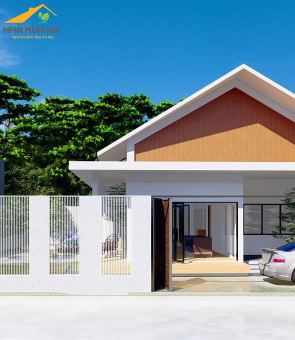 Green House - Nhà trệt hiện đại không gian mở